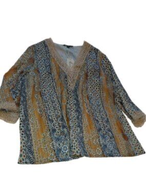 NWT Shall We Women's Blouse Size Large